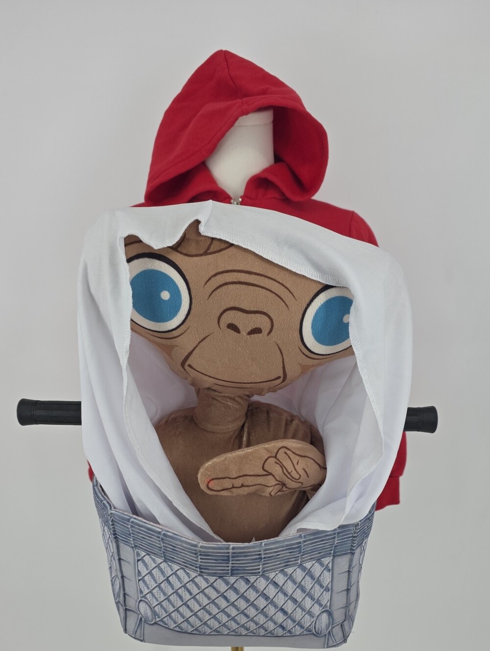 E.T. Elliott Kids Halloween Costume Small Working Light Up Finger Bike Basket